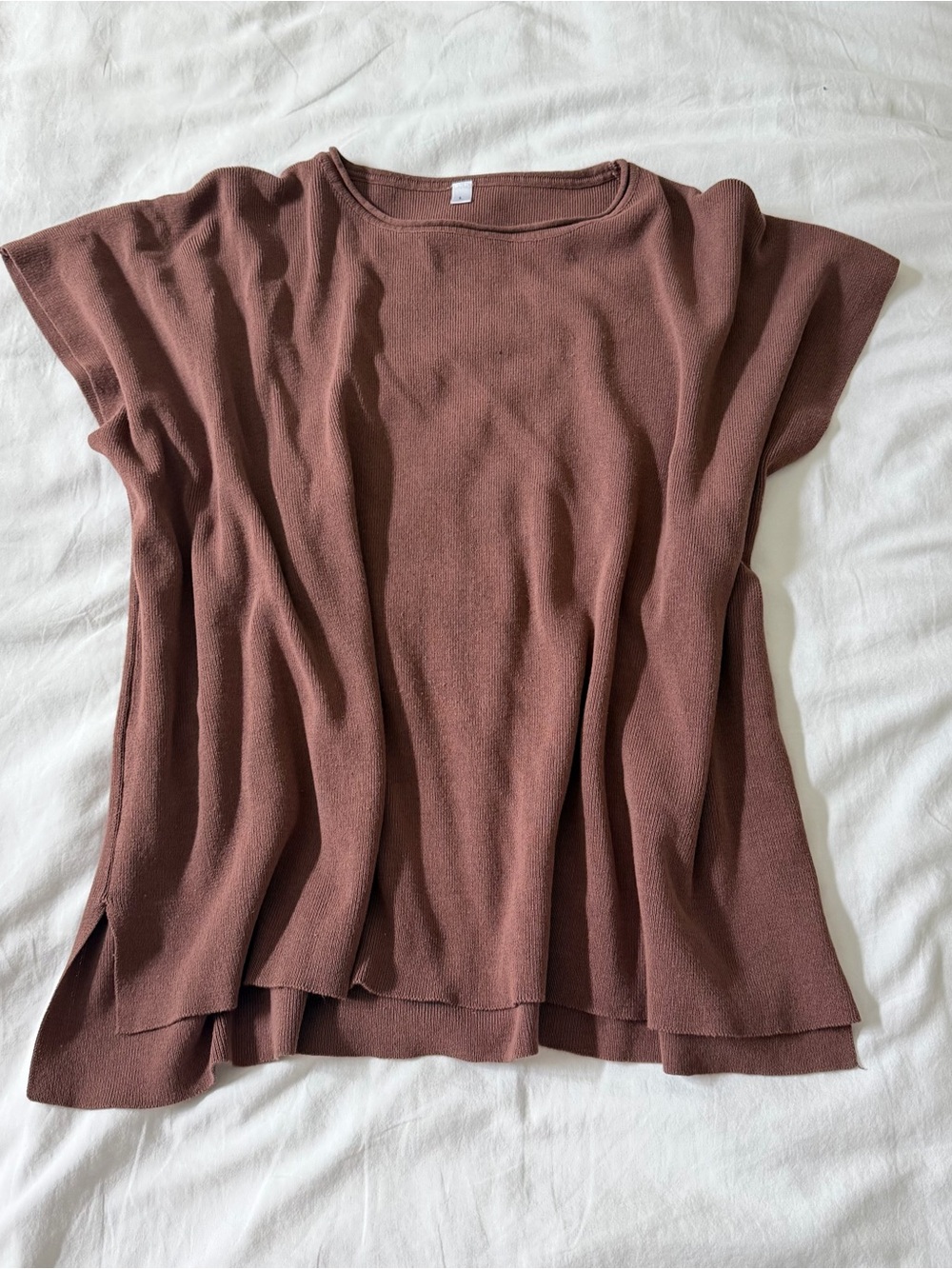 Women's Relaxed Knit Top in brown